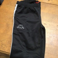 Kappa Men  s Graphic Tracksuit Trousers Joggers XS Black