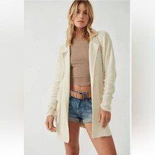 New Free People we the free Women's Desert knit Blazer in color Natural Size XS