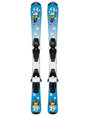 Neu TECNOPRO SNOW TEAM Kinderskier + ATOMIC LC 5 Skibindung mit GRIP WALK