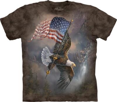 The Mountain Erwachsenen T-Shirt ''Flag Bearing Eagle''