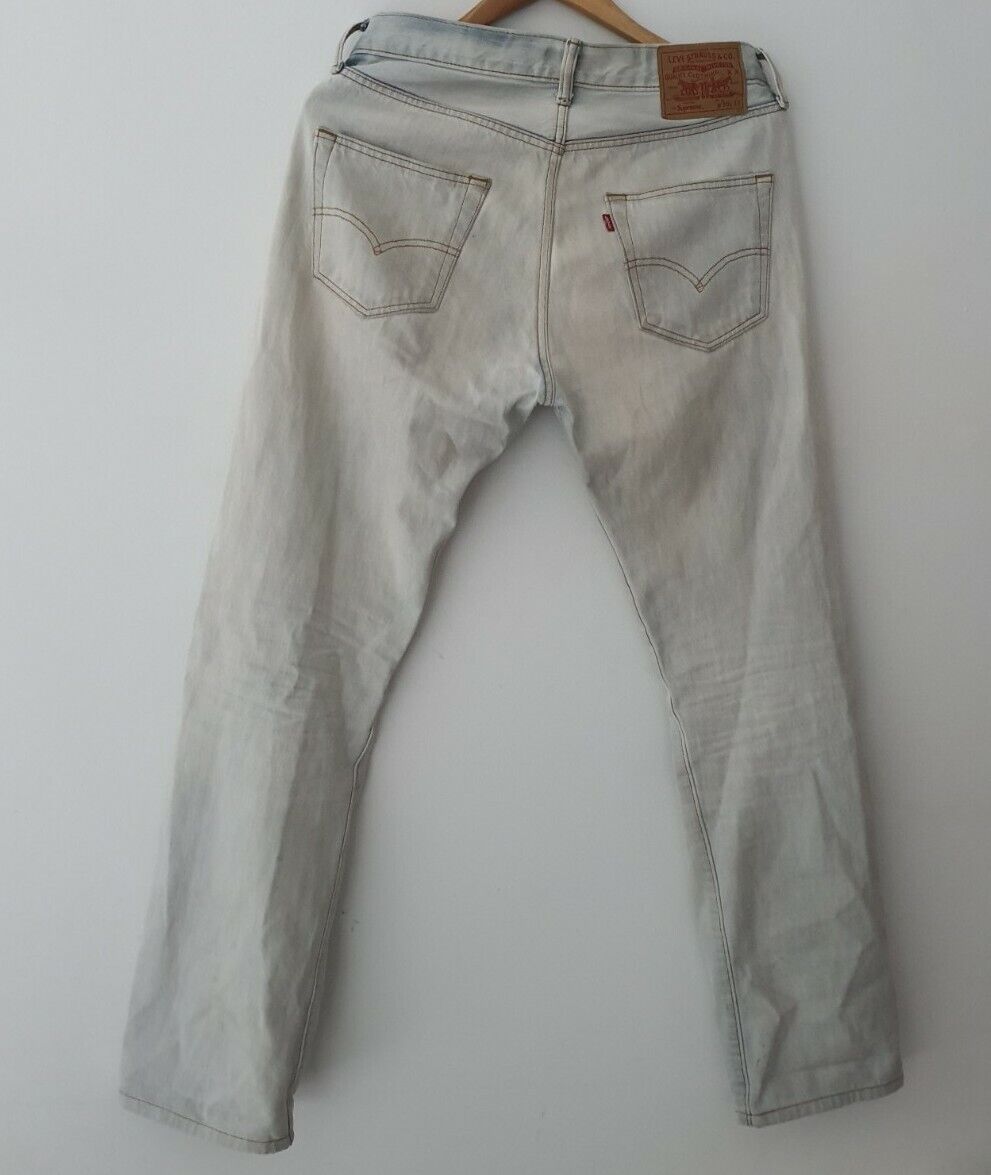 supreme LEVI'S Bleached 501 jean