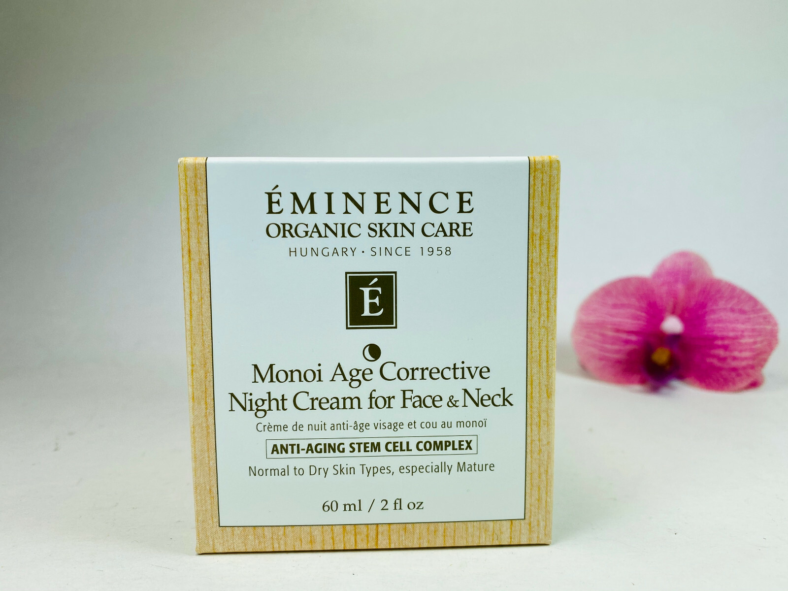 Eminence Monoi Age Corrective Night Cream For Face & Neck 60ml / 2oz  NEW