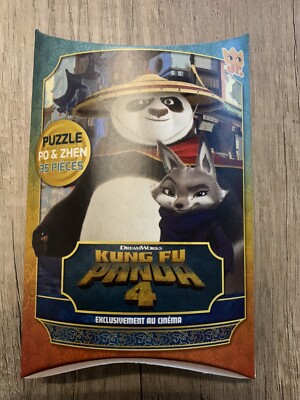 PUZZLE Kung Fu Panda 4 35 Teile PO & ZHEN von Burger King