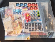 Marvel Crisis Protocol Earth's Mightiest Core Rules Cards Tokens Dice Gauges