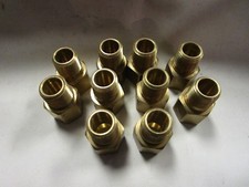 PARKER X1/2F3HG-B BRASS FITTING SET OF (10) 1/2" MBSPT x 1/2" FNPTF