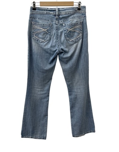 Silver Jeans Co. Suki Mid-Rise Bootcut Jeans Light Wash Denim Womens 29x32
