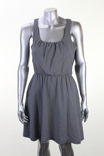Robe Bailey 44 Noire à Rayures - Taille S Neuve Avec étiquettes