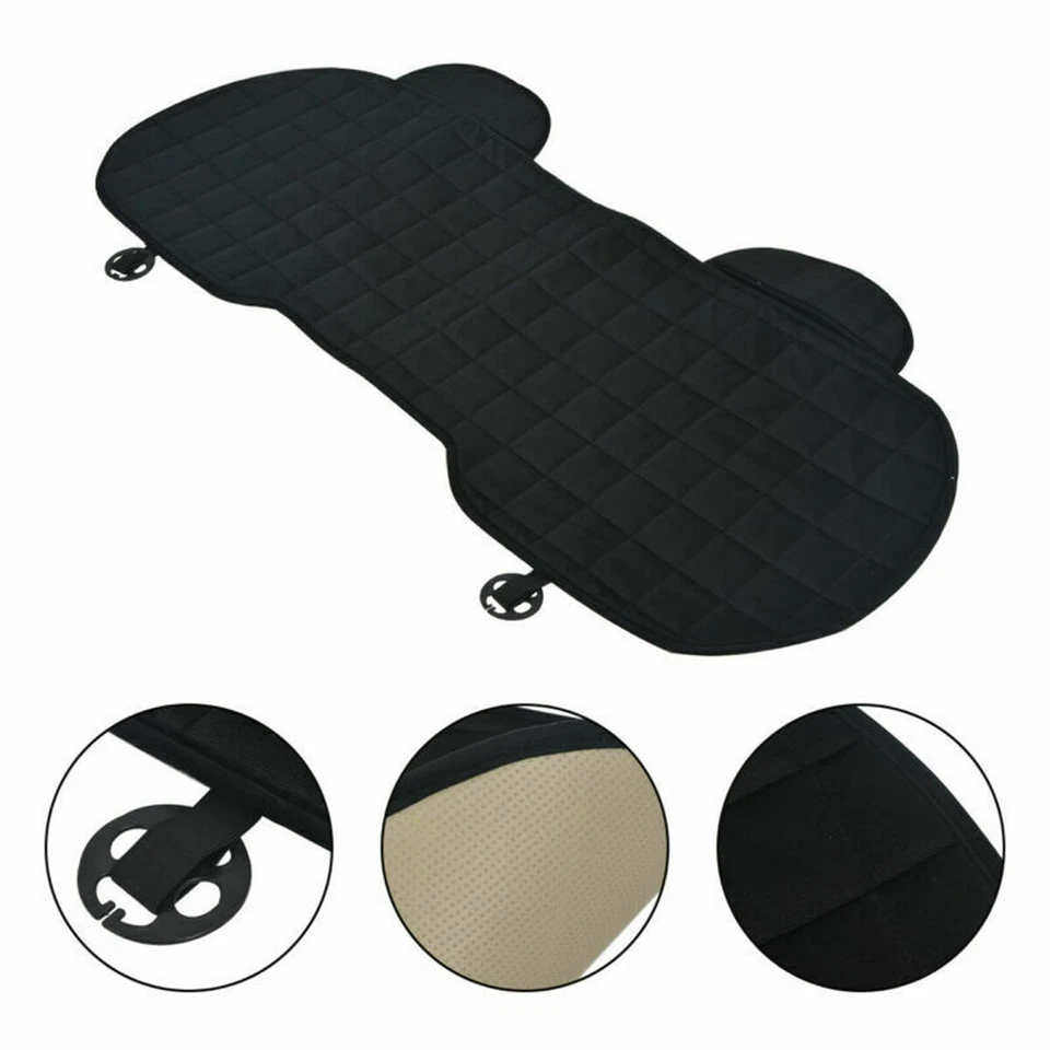 Car Universal Rear Back Row Car Seat Cover Protector Mat Auto Chair Cushion Pad - Image 4 of 4