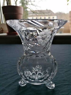 Bleikristall Vase 18,5 cm (30-40iger Jahre)