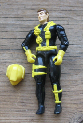 GI Joe Wet Suit v3 1992 ARAH Vintage Action Figure Yellow w helmet