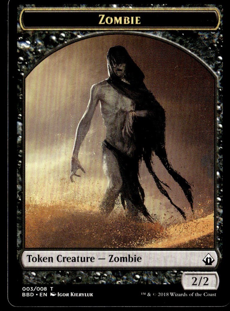 2018 Battlebond Tokens Zombie Token/Common #3