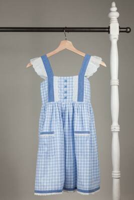 Well Dressed Wolf WDW Blue Gingham Cameron Tunic Set Size 10 NWT | eBay