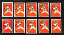 1988 Topps #6 Nolan Ryan Record Breaker Astros 10ct Baseball Card Lot 2401E