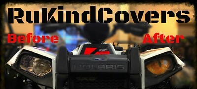  Polaris   ACE YELLOW Eyes RuKind Cover's Head Light Covers 