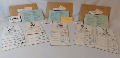Maher Studios Course of Ventriloquism by Clinton Detweiler VTG Books & Cassettes