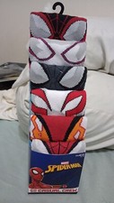 Spiderman Spider-Man Marvel Comics 6 Pair CREW SOCKS Men Size 8-12 Bioworld NEW