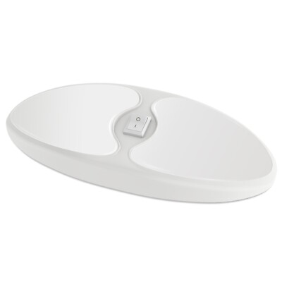 12 volt LED Lampen Wohnwagen Wohnmobile 500lms Oval Decken Wandleuchte Schalter