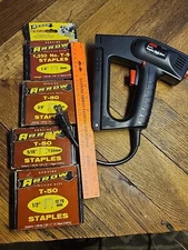 Ace Electric Staple/ Brad Nail Gun Uses 1/4"-9/16 Staples & 1/2"-9/16 Brad Nails