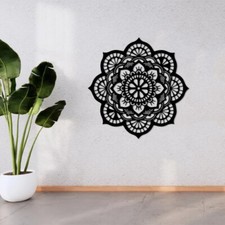 Mandala Flower Metal Wall Art Decor for Garden Home Wall Hangings Decor