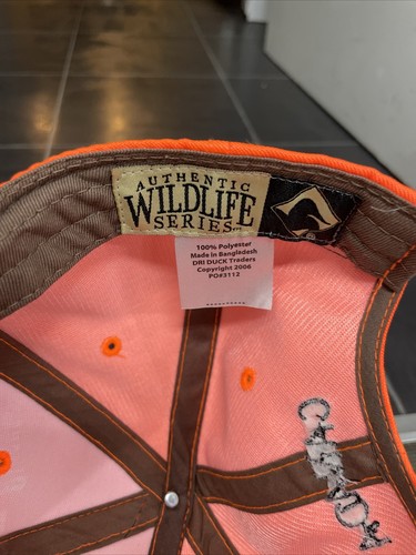 Dri Duck Wildlife Series Blaze Orange Wallsall Ringnecks Canada Hunting Hat - Picture 6 of 8