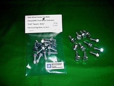 73-87 Chevrolet Truck Rally Wheel Center Cap Bolts 12 Pc New Blazer Suburban Gmc