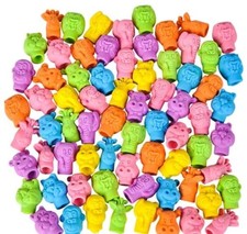 Zoo Animal Pencil Top Erasers - 48 Erasers