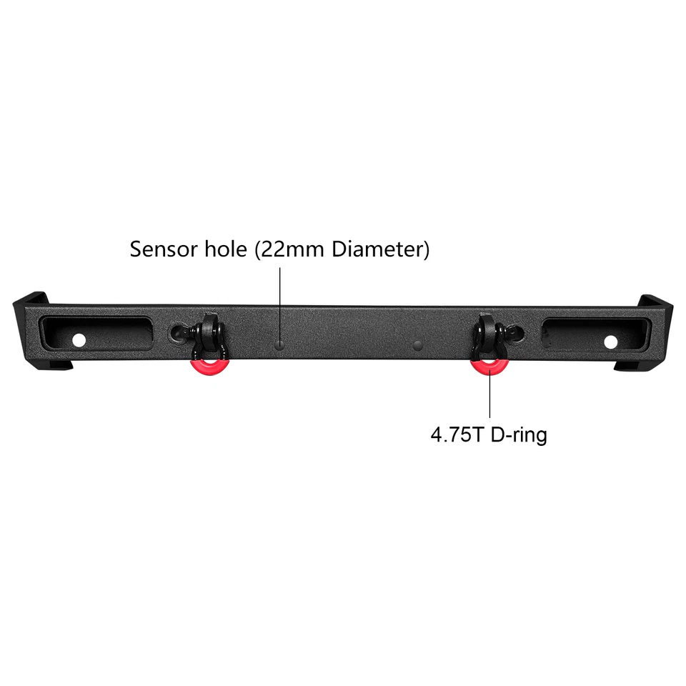 For 1999-2004 Land Rover Discovery Steel Front and Rear Bumper W/Sensor Hole — 第 4/4 张图片