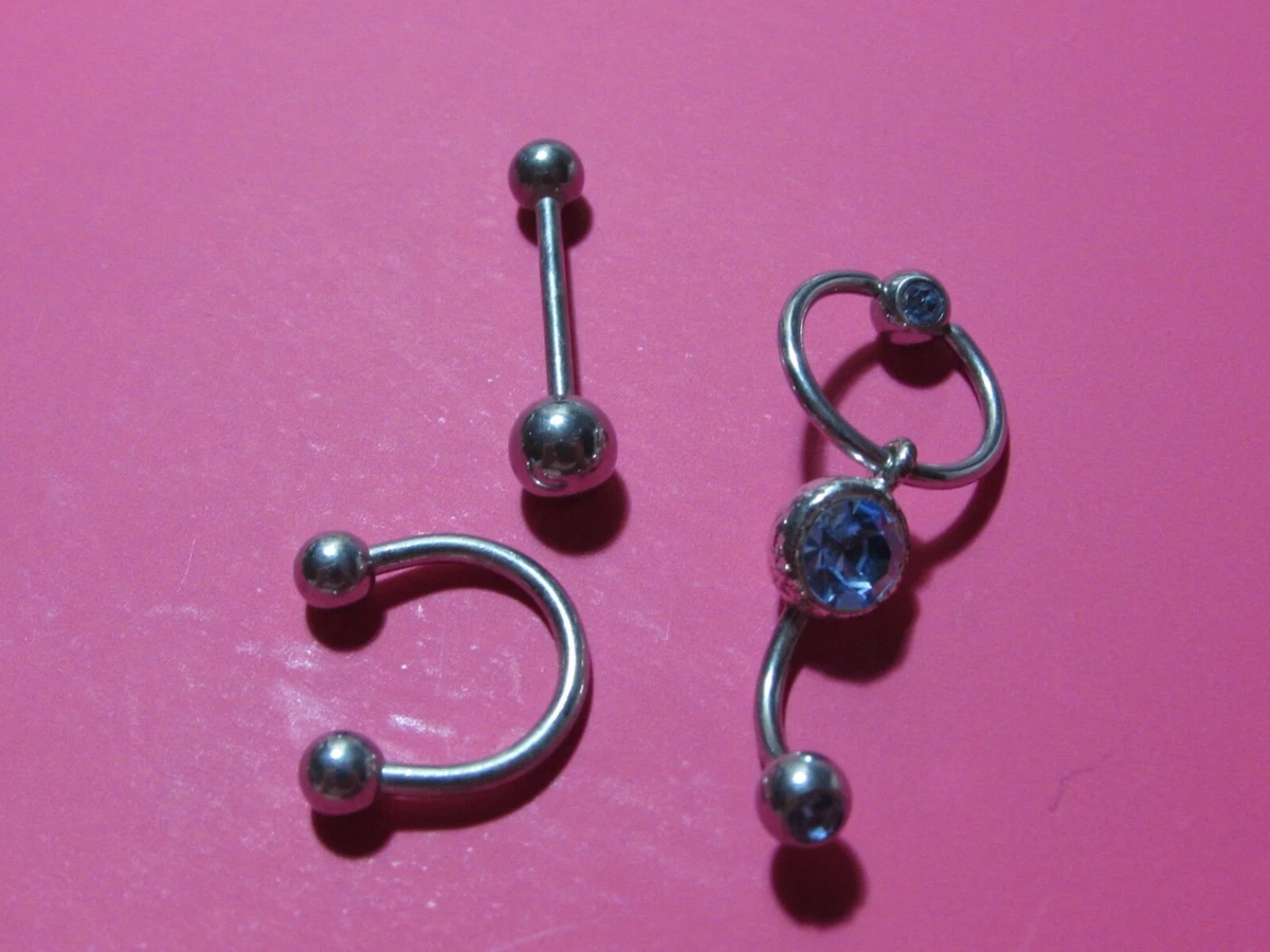 Fake Belly Piercing Faux Belly Ring Umbilical Navel Fake Belly Button Ring  | eBay