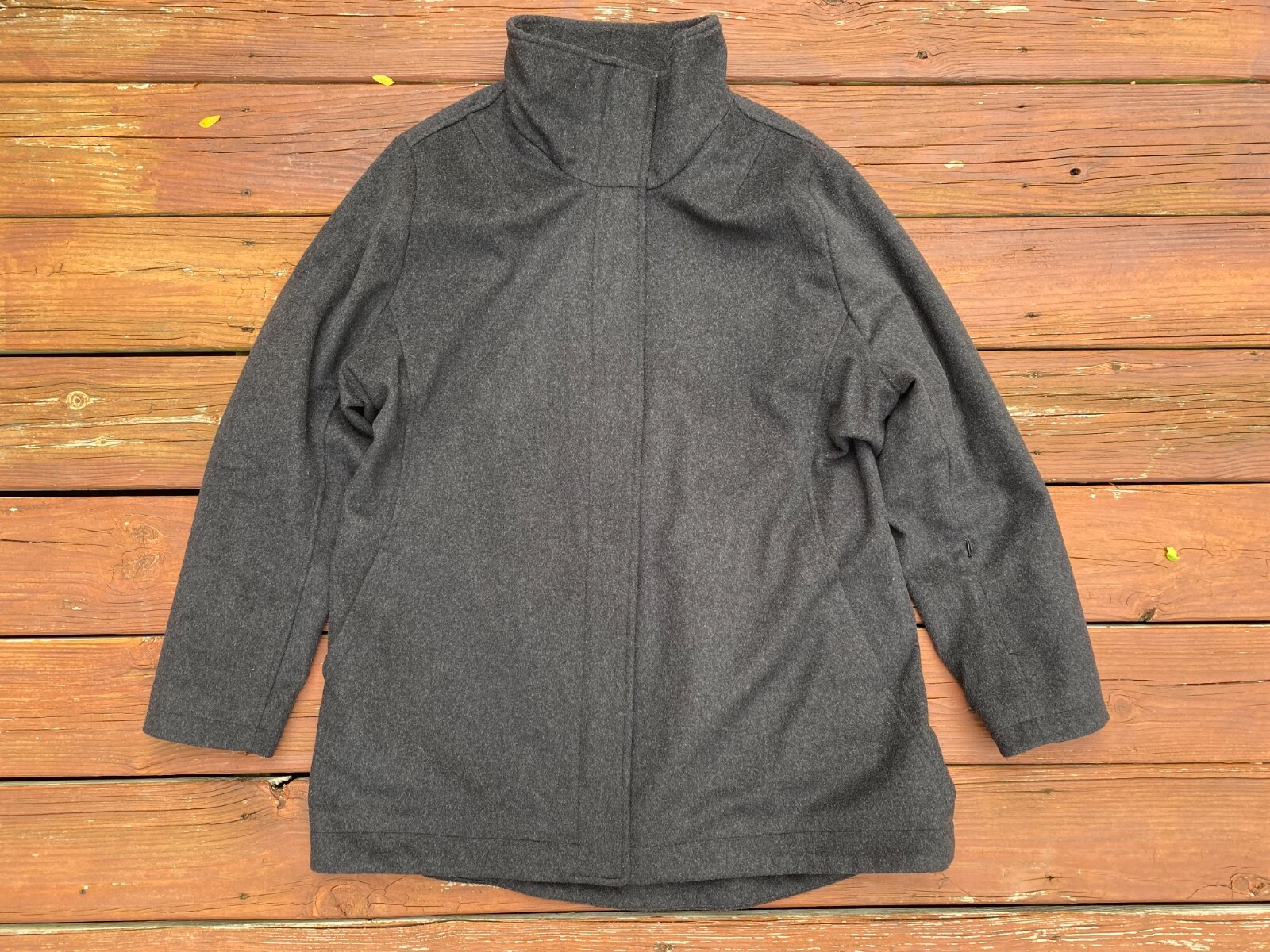 Pendleton Gray Wool Campbell Coat with Glacier Pa… - image 1