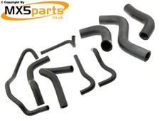 Mazda MX5 Radiator Cooling Hose Kit 9 Piece MX-5 Miata Eunos Mk1 1.6 1989>1998