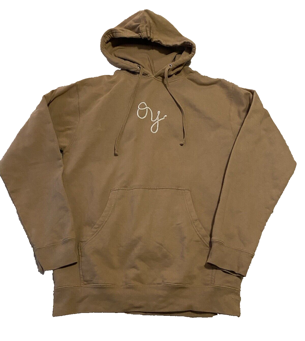 Independent Trading Co Mens Medium Tan OY Born for Leavin Hoodie