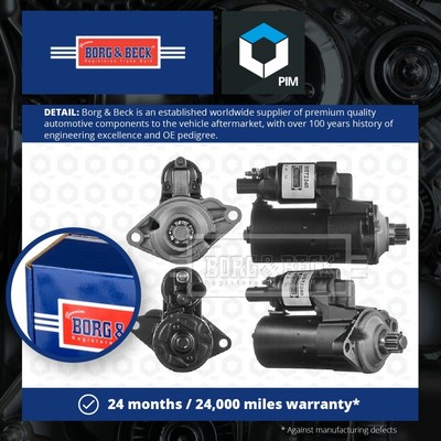 Starter Motor fits VW TOURAN 1T 1.4 06 to 10 Automatic Transmission B&B Quality