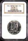 1964 50c Silver JFK Half-dollar PF 67 Accent Hair NGC # 1727088-005 + Bonus