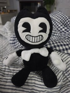 Bendy Plush Black & White Bendy and the Ink Machine Stuffed Toy