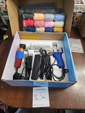 Electric Carpet Tufting Gun Rug Weaving Flocking Machine BOTH Cut Pile Loop Pile