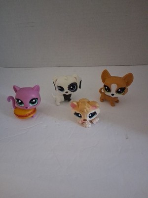Hasbro Littlest Pet Shop Lot of 4 Authentic Mixed LPS Figures