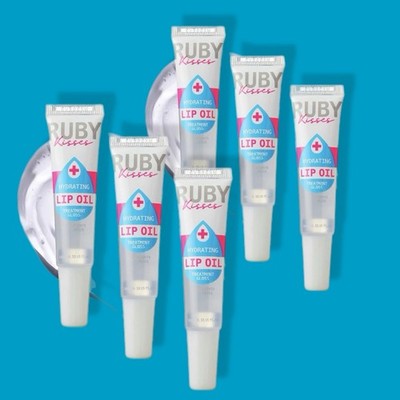 6 Pack ruby kisses hydrating lip oil  Pack Of 6 Tubes