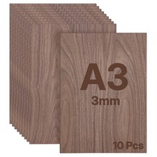 Sperrholzplatte 3mm A3 10 St&uuml;ck Walnuss 420x300mm 10pcs A3-420x300*3mm-10pcs