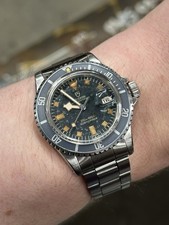 Tudor Submariner 9411 1973 Blue Dial Faded Bezel Snowflake Rolex 7836 - Serviced