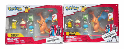 Jazwares Pokémon Battle Figure Multi-Pack 5-Pack Pikachu Charizard PKW1174
