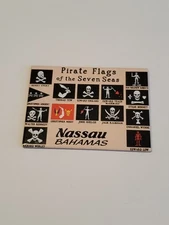 Nassau Bahamas Magnet Pirate Flags Of The Seven Seas Souvenir Refridgerator