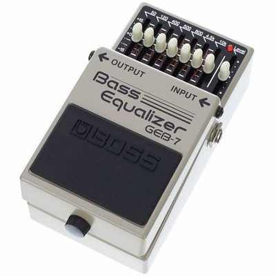 Boss GEB-7 Bass Equalizer guitar pedal in OVP