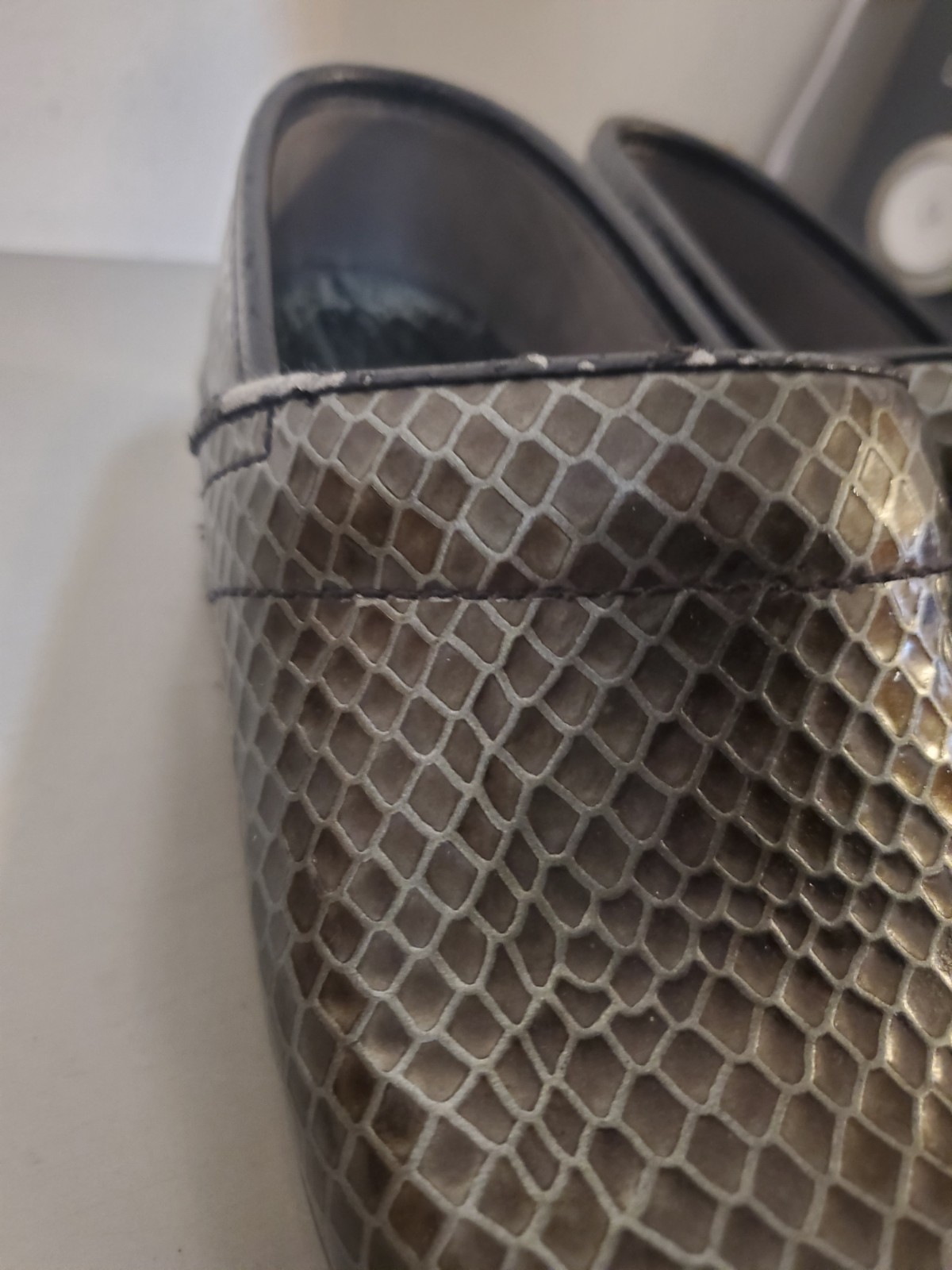 Dansko Professional XP Python Snakeskin Clogs W 3… - image 6