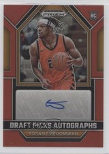 2023-24 Panini Prizm Draft Picks Red 37/149 Tosan Evbuomwan #DPA-TEB Auto 5ub