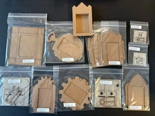 Gypsy Soul Laser Cuts 3D Chipboard Collage Mixed Media Ephemera LOT Scrap