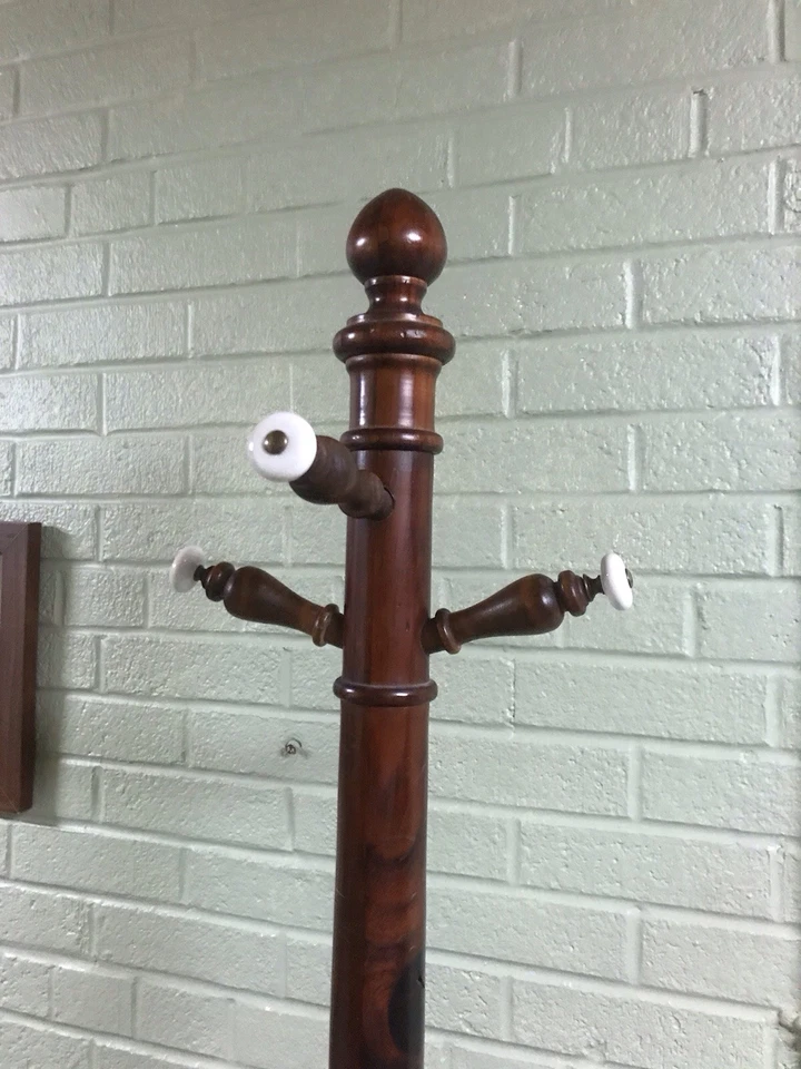 DE COLECCIÓN ETHAN ALLEN ANTIGÜEDADES PINO ANTIGUO TABERNA LÍNEA HALL ÁRBOL PARAGUAS SOPORTE 72” ALTO Foto 4 de 4