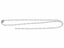 925 Sterling Silver Flat Oval Cable Chain 3.5 5.3 mm - 1 Foot