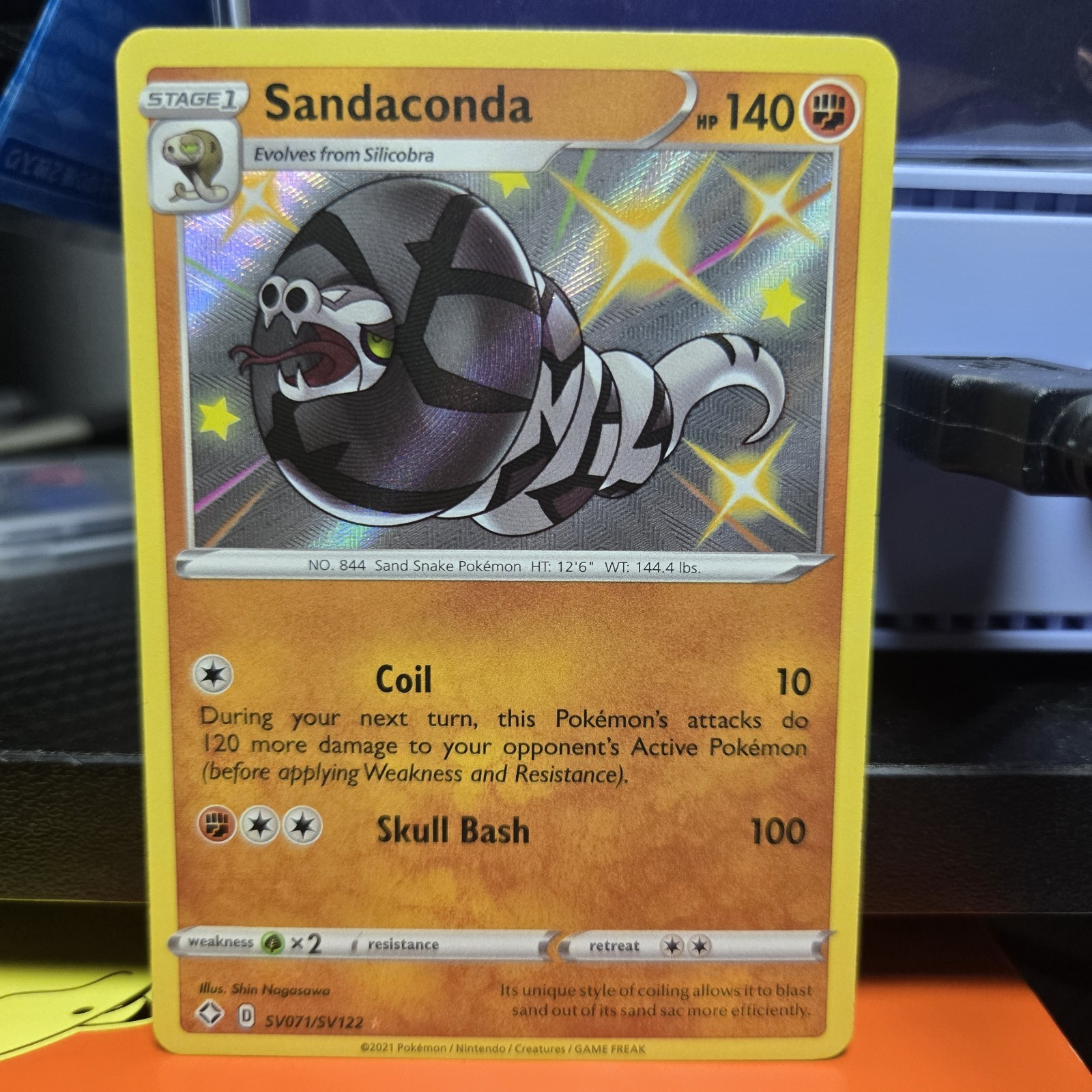 Sandaconda Shiny Holo Rare Shining Fates: Shiny Vault SV071/SV122 Pokemon