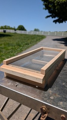 Langstroth Ipm Beehive  Five Frame Cypress Nuc Screened Bottom Board Beekeeping 