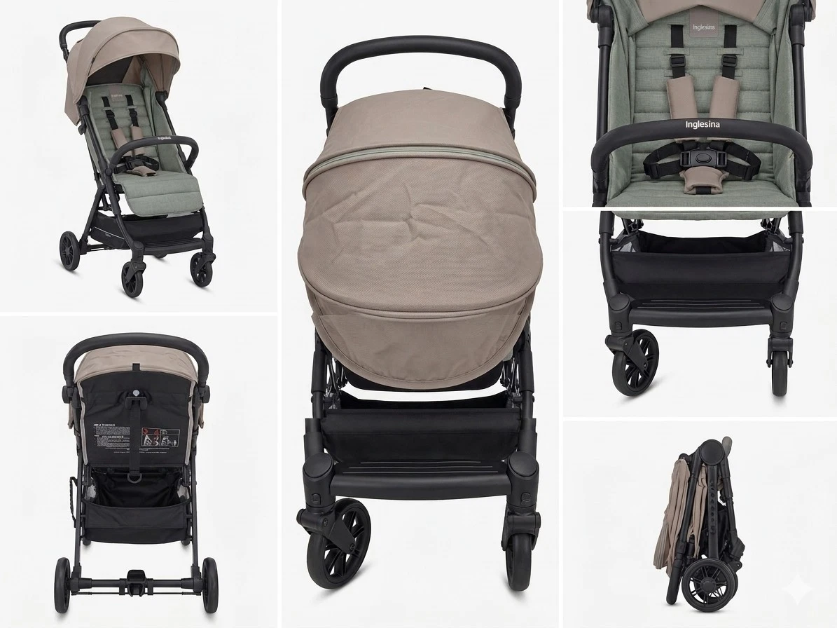 Inglesina Quid 2 Stroller - Alpaca Beige Ultra Compact Lightweight Travel
Opens in a new window or t